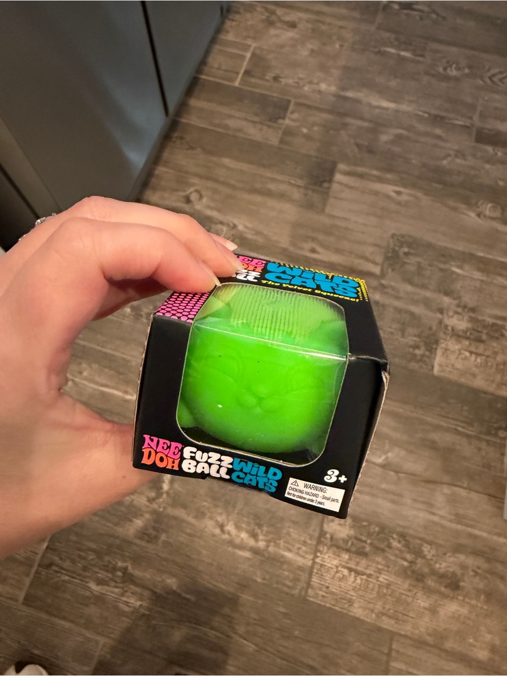 Fuzz Ball Wild Cats - Neon Green Sensory Toy